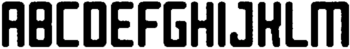 Reigner Circular Rough otf (400) Font UPPERCASE