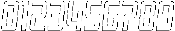 Reigner Outline Italic otf (400) Font OTHER CHARS