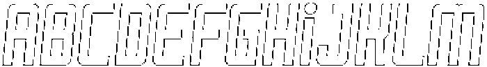 Reigner Outline Italic otf (400) FONT