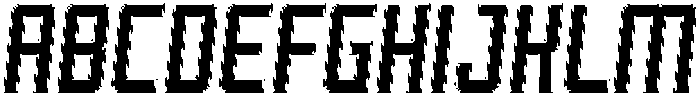 Reigner Rimmed Italic otf (400) Font UPPERCASE