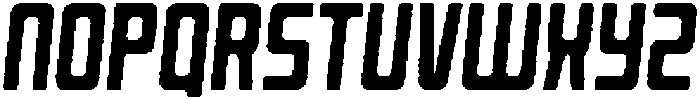 Reigner Rounded Angular Italic otf (400) Font UPPERCASE