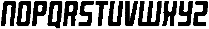 Reigner Rounded Angular Italic otf (400) Font LOWERCASE