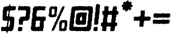 Reigner Rounded Eroded Italic otf (400) Font OTHER CHARS