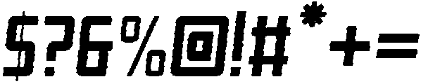 Reigner Rounded Inline Italic otf (400) Font OTHER CHARS