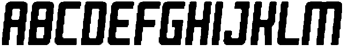Reigner Rounded Pencil Italic otf (400) Font UPPERCASE