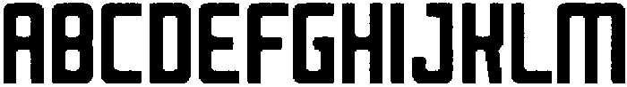 Reigner Rounded Rough otf (400) Font UPPERCASE