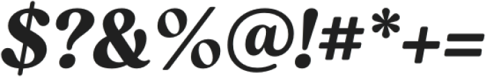 Reigo Extra Bold Italic otf (700) Font OTHER CHARS
