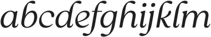 Reigo Light Italic otf (300) Font LOWERCASE