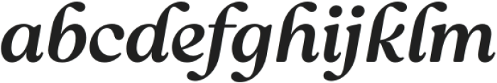 Reigo Semi Bold Italic otf (600) Font LOWERCASE