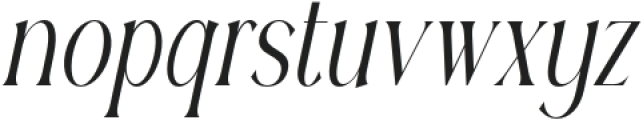 Reilodey Italic otf (400) Font LOWERCASE