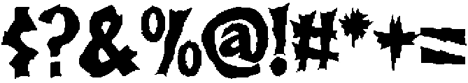ReilsowMeltica otf (400) Font OTHER CHARS