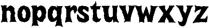 ReilsowMeltica otf (400) Font LOWERCASE