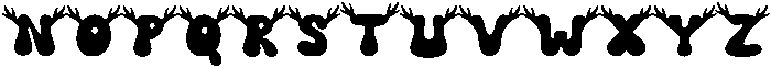 Reindeer Regular otf (400) Font UPPERCASE