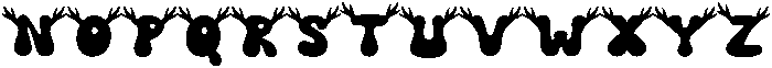 Reindeer Regular otf (400) Font LOWERCASE