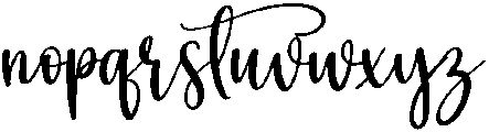 Reindeer Regular otf (400) Font LOWERCASE