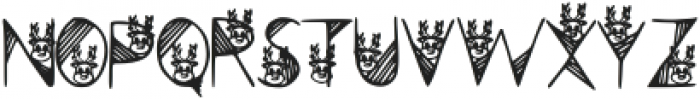 Reindeer Regular otf (400) Font UPPERCASE