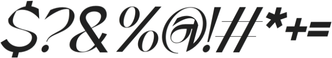 Rejecting Creations Italic otf (400) Font OTHER CHARS