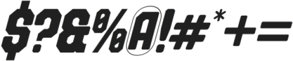 Rekilash Italic otf (400) Font OTHER CHARS