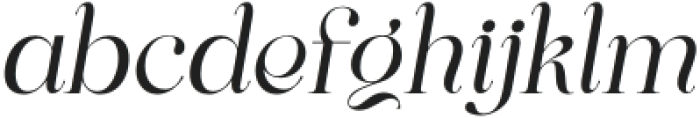 Rekisa Italic otf (400) Font LOWERCASE