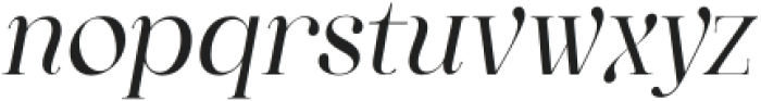 Rekisa Italic otf (400) Font LOWERCASE