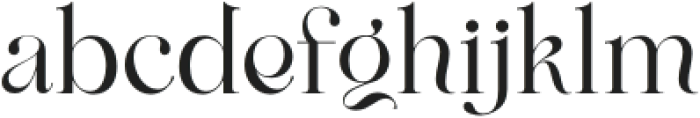 Rekisa Regular otf (400) Font LOWERCASE