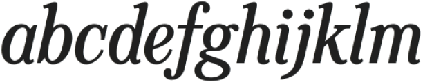 Reklam Regular Bold Italic otf (700) Font LOWERCASE