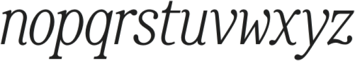 Reklam Regular Italic otf (400) Font LOWERCASE