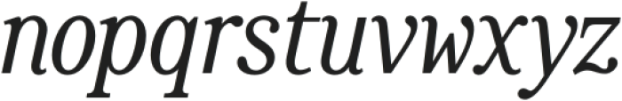 Reklam Regular SemiBold Italic otf (600) Font LOWERCASE