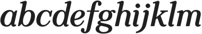 Reklam SemiWide Bold Italic otf (700) Font LOWERCASE