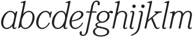 Reklam SemiWide Italic otf (400) Font LOWERCASE