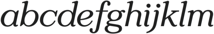 Reklam Wide Semibold Italic otf (600) Font LOWERCASE