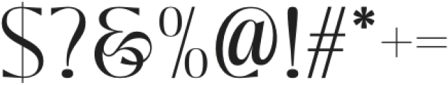 Rekyanda-Regular otf (400) Font OTHER CHARS