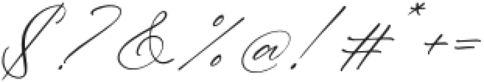 Relatta Saidnolia Script Italic otf (400) Font OTHER CHARS
