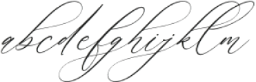 Relatta Saidnolia Script Italic otf (400) Font LOWERCASE