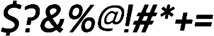 Relay Regular_Italic otf (400) Font OTHER CHARS