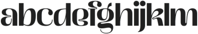 Relgand Bold otf (700) Font LOWERCASE