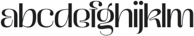 Relgand-Regular otf (400) Font LOWERCASE