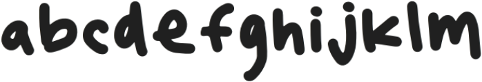 Reliably Sans Regular otf (400) Font LOWERCASE