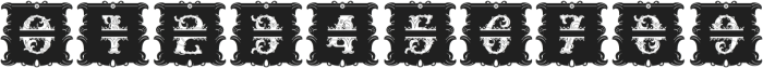 Relic Forest Island 3 monogram-1 Regular otf (400) Font OTHER CHARS