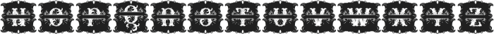 Relic Forest Island 3 monogram-10 Regular otf (400) Font UPPERCASE