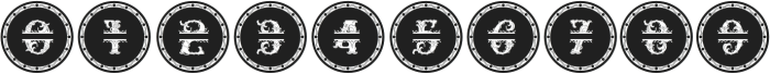 Relic Forest Island 3 monogram-5 Regular otf (400) Font OTHER CHARS