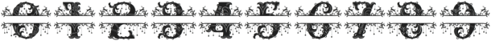 Relic Forest Island 3 monogram-7 Regular otf (400) Font OTHER CHARS