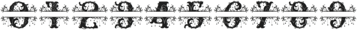 Relic Forest Island 3 monogram-8 Regular otf (400) Font OTHER CHARS