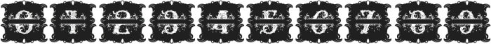 Relic Forest Island 3 monogram-9 Regular otf (400) Font OTHER CHARS