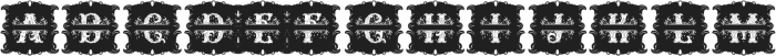 Relic Forest Island 3 monogram-9 Regular otf (400) Font UPPERCASE
