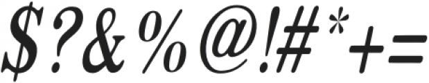 Relica Light Condensed Italic otf (300) Font OTHER CHARS