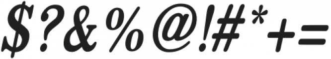 Relica Medium Condensed Italic otf (500) Font OTHER CHARS