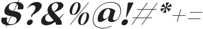 Relicta Bold Italic otf (700) Font OTHER CHARS