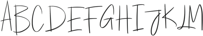 Relieved Signature Regular otf (400) Font UPPERCASE