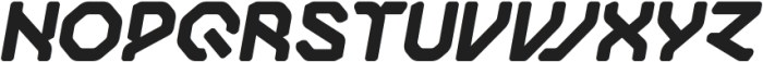 Relif Medium Oblique otf (500) Font UPPERCASE
